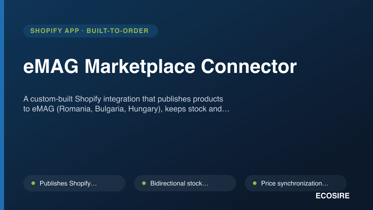 eMAG Marketplace Connector