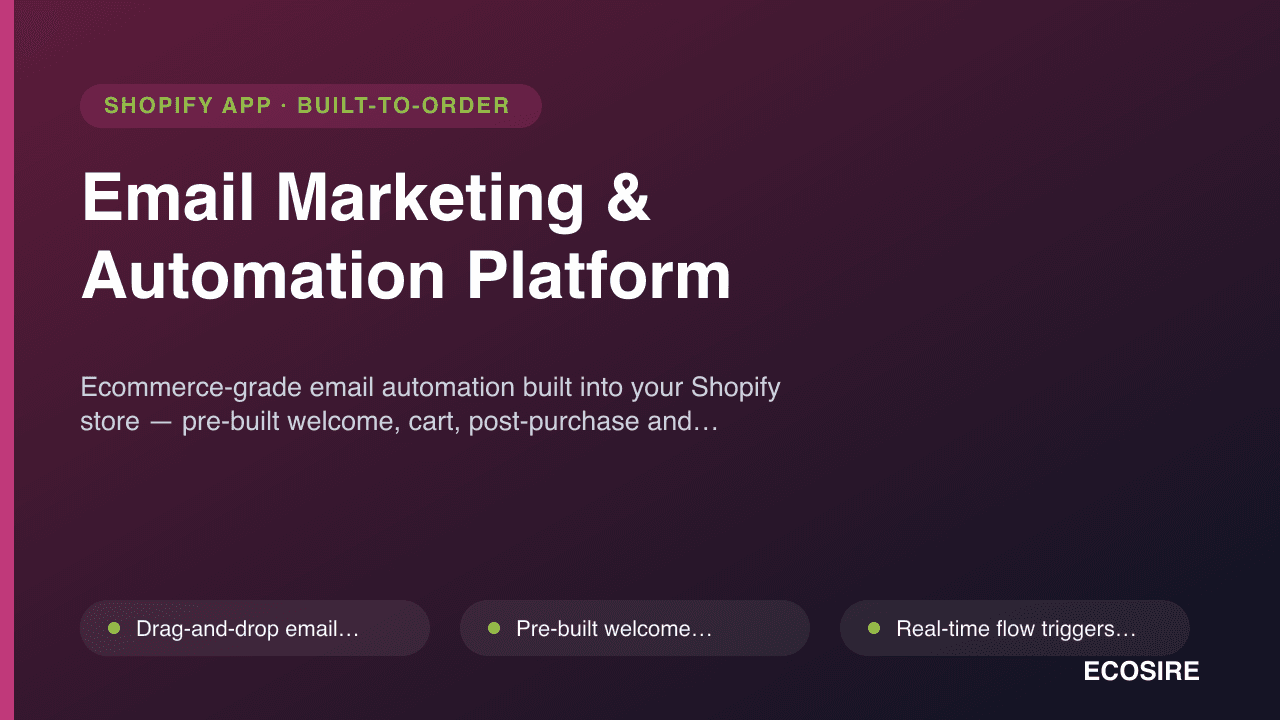 Email Marketing & Automation Platform
