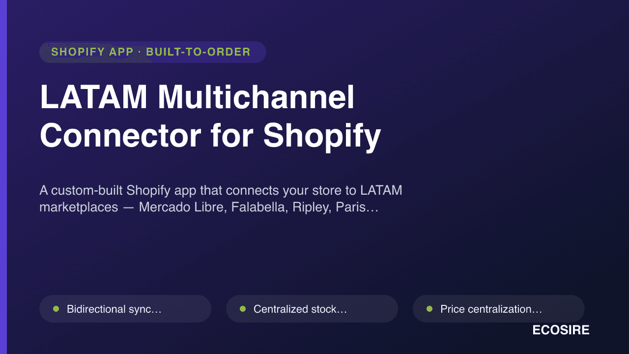 LATAM Multichannel Connector for Shopify