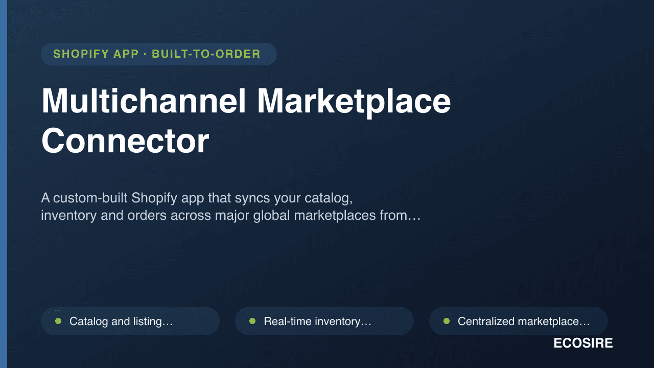 Multichannel Marketplace Connector