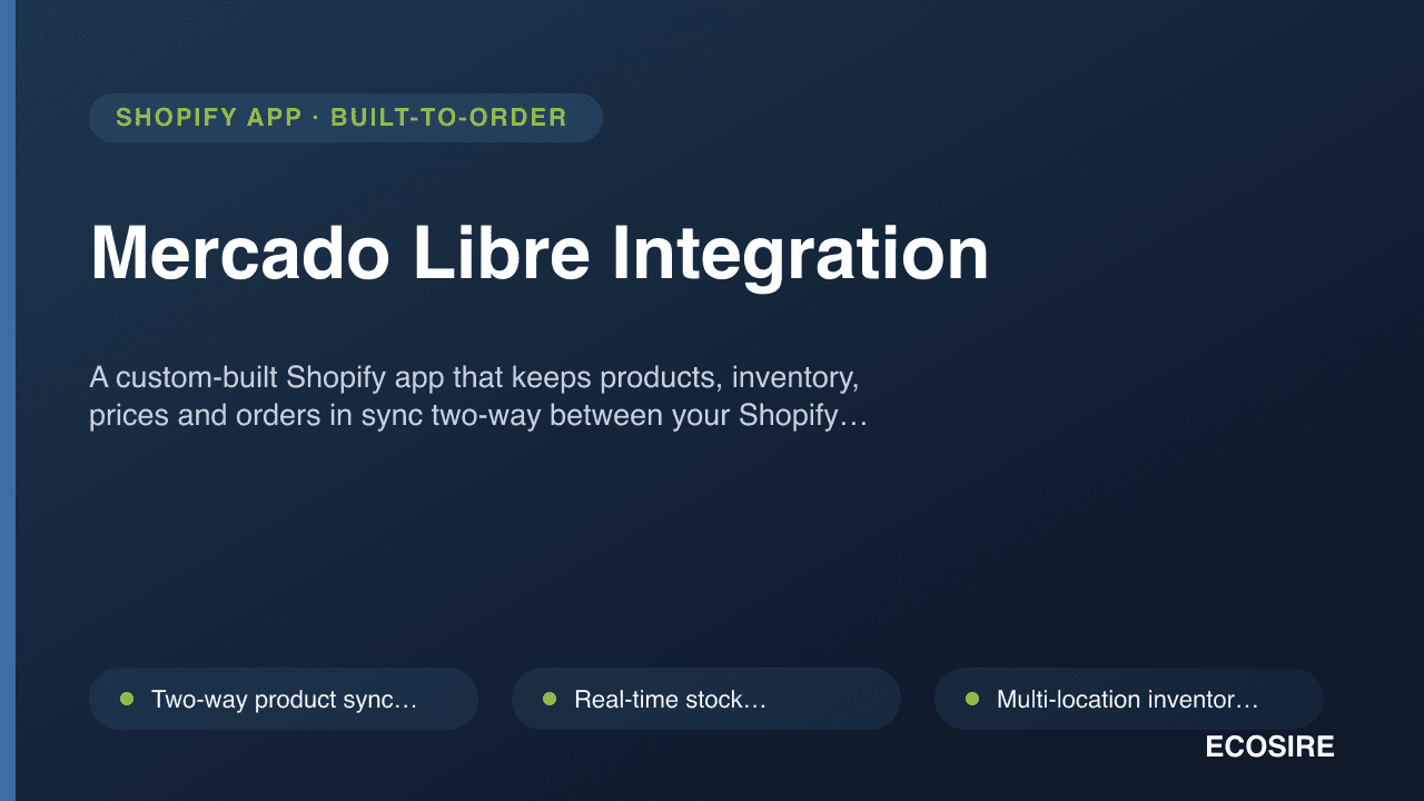Mercado Libre Integration