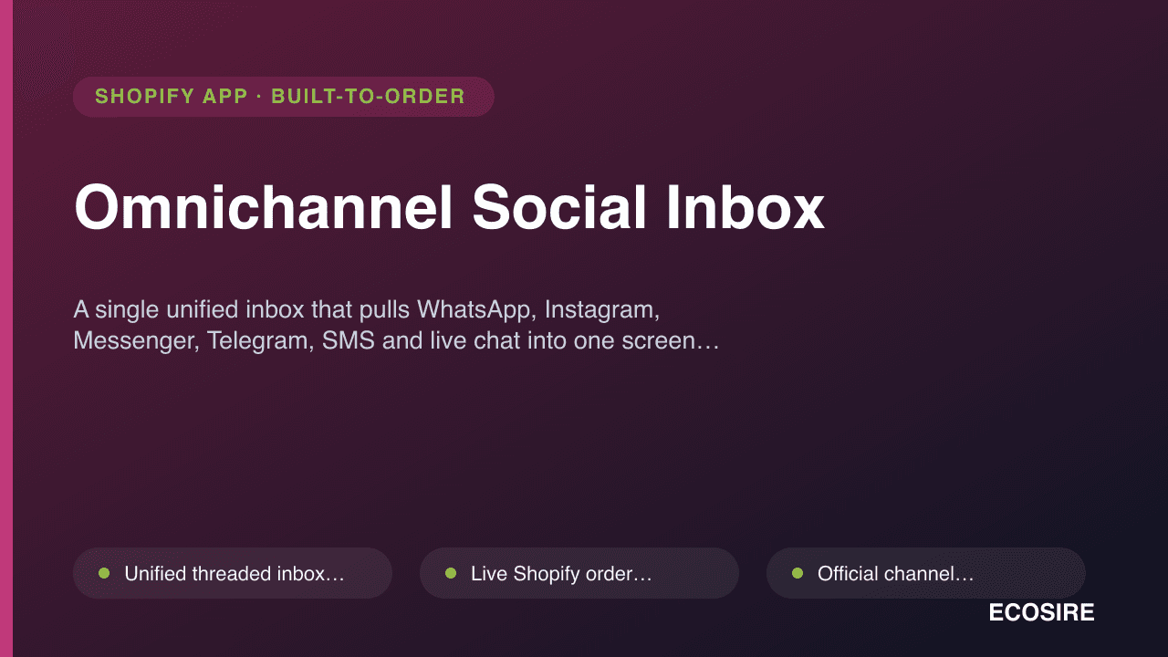 Omnichannel Social Inbox