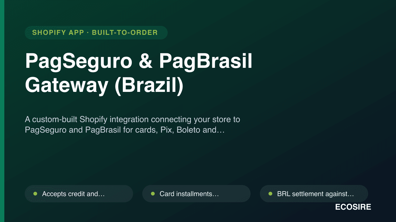 PagSeguro & PagBrasil Gateway (Brazil)