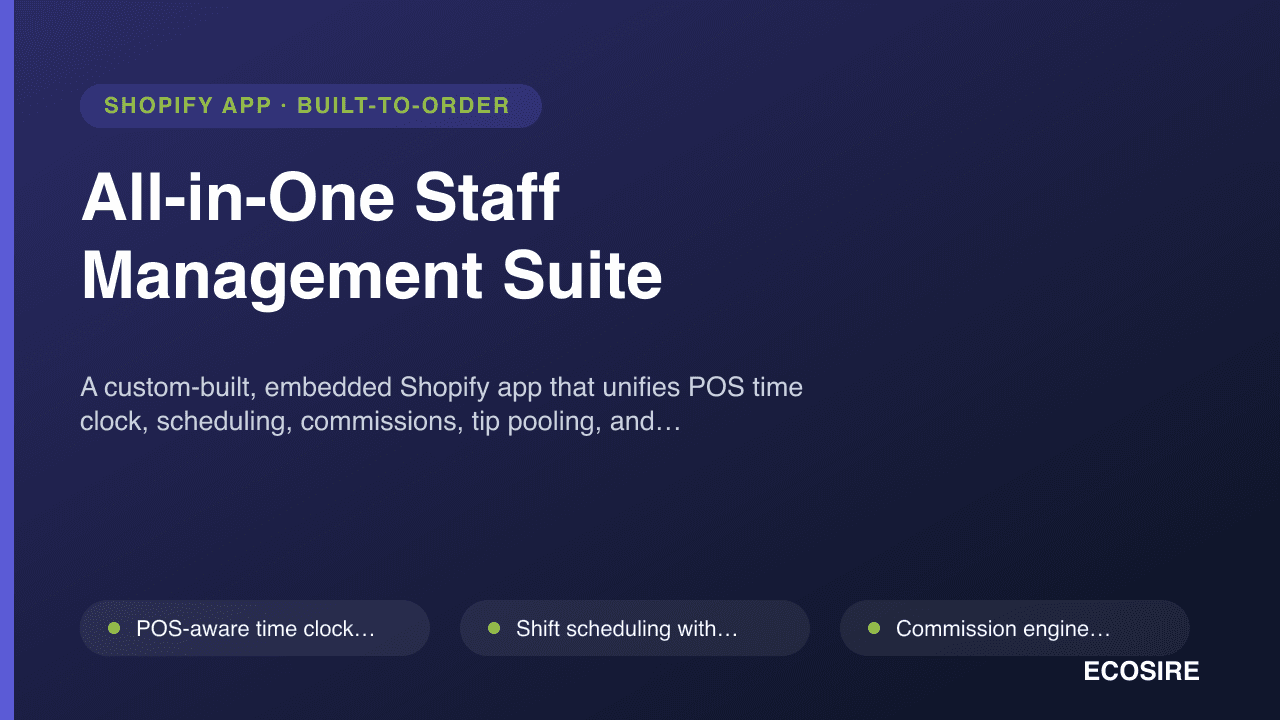 All-in-One Staff Management Suite