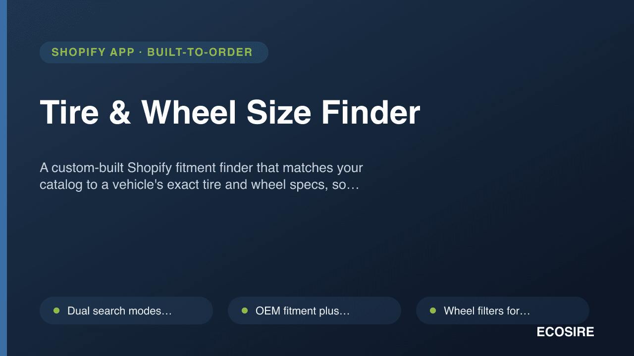 Tire & Wheel Size Finder