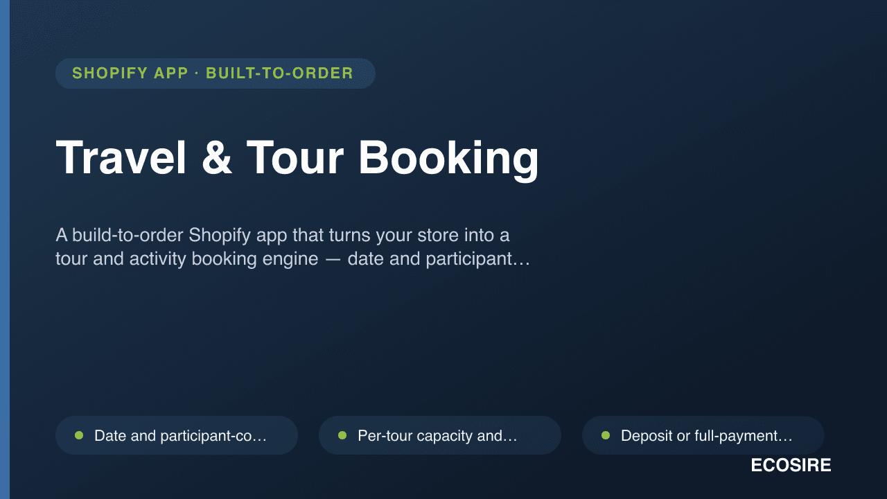 Travel & Tour Booking