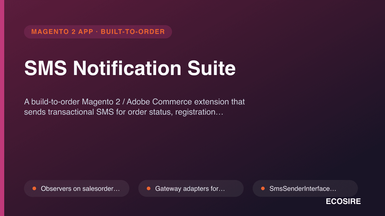 SMS Notification Suite