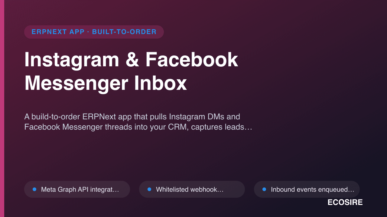 Instagram & Facebook Messenger Inbox