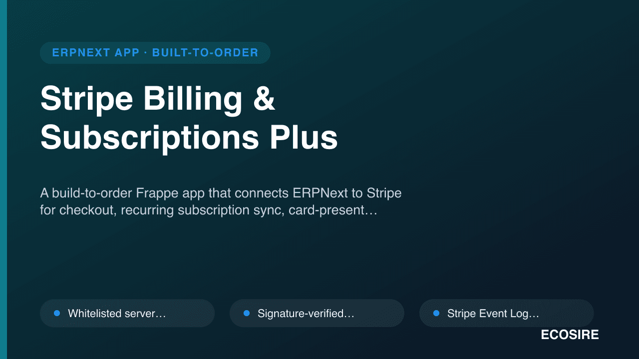 Stripe Billing & Subscriptions Plus