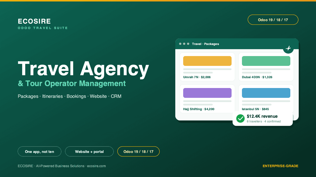 Travel Agency & Tour Operator Management