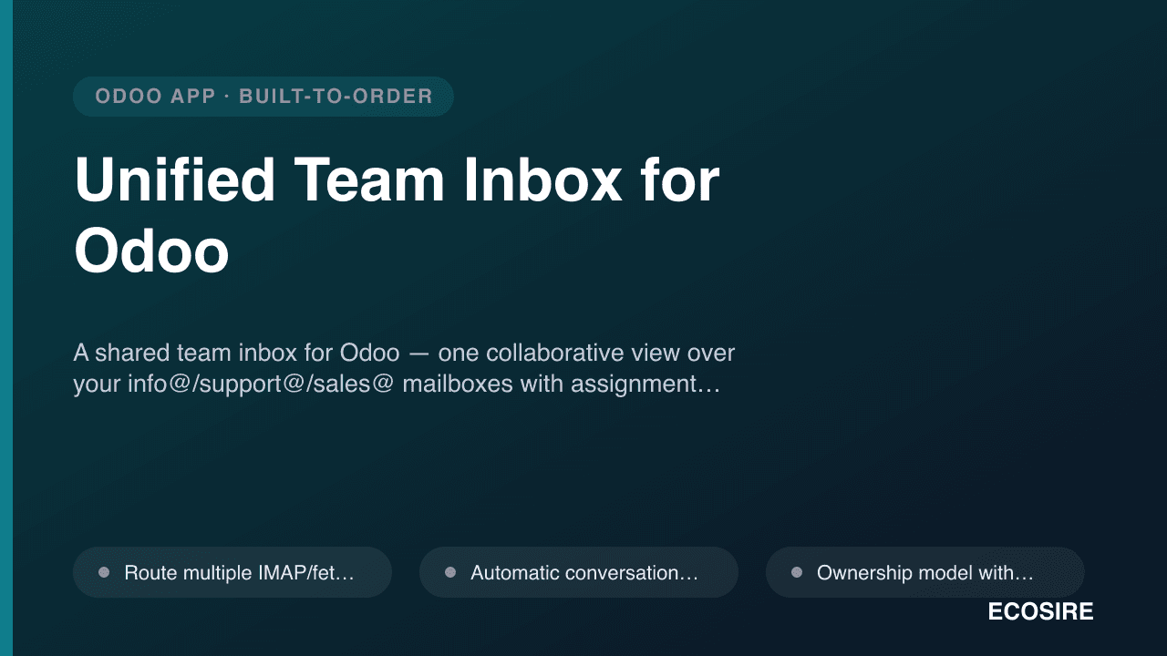 Unified Team Inbox for Odoo