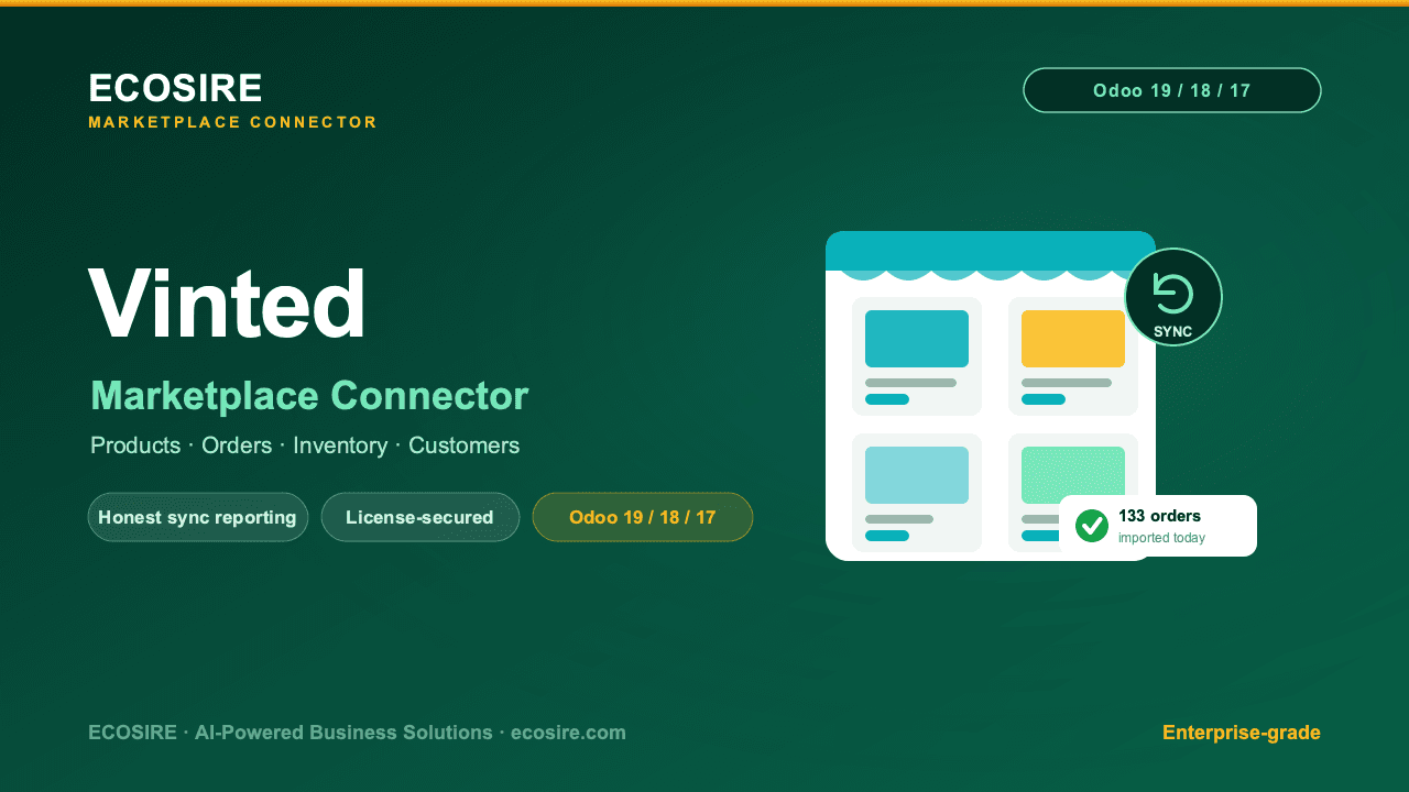 Vinted Store Management — Comprehensive Vinted Store Management for Odoo 19/18/17