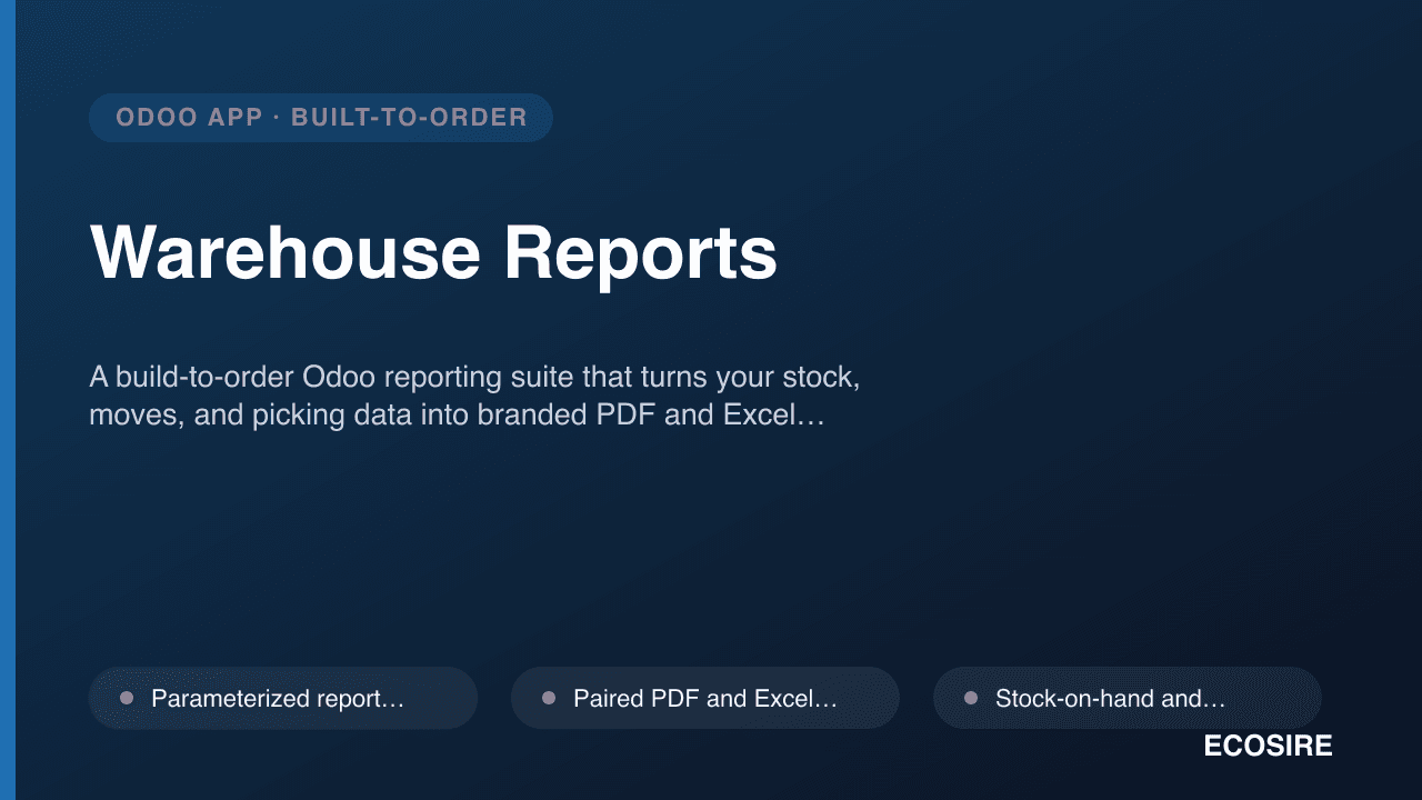 Warehouse Reports