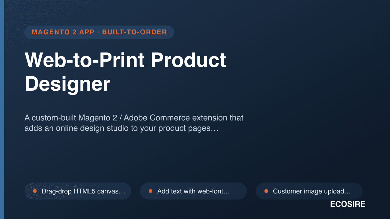 Web-to-Print Product Designer