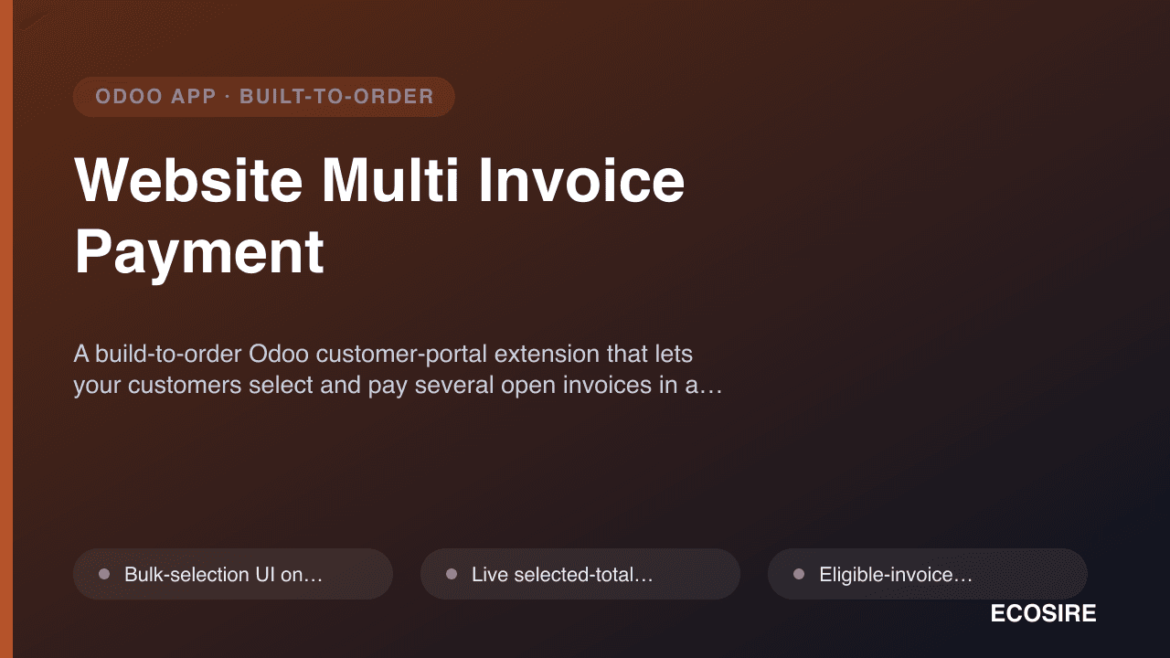 Website Multi Invoice Payment