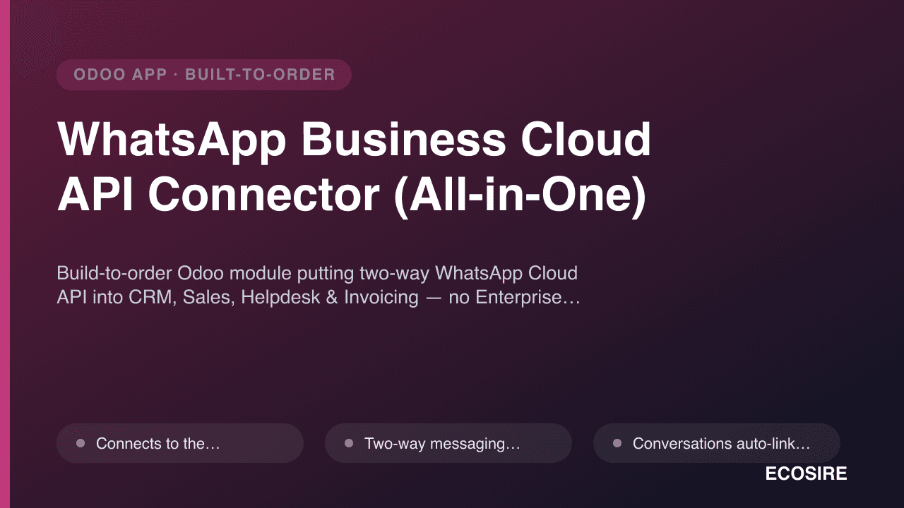 WhatsApp Business Cloud API Connector (All-in-One)