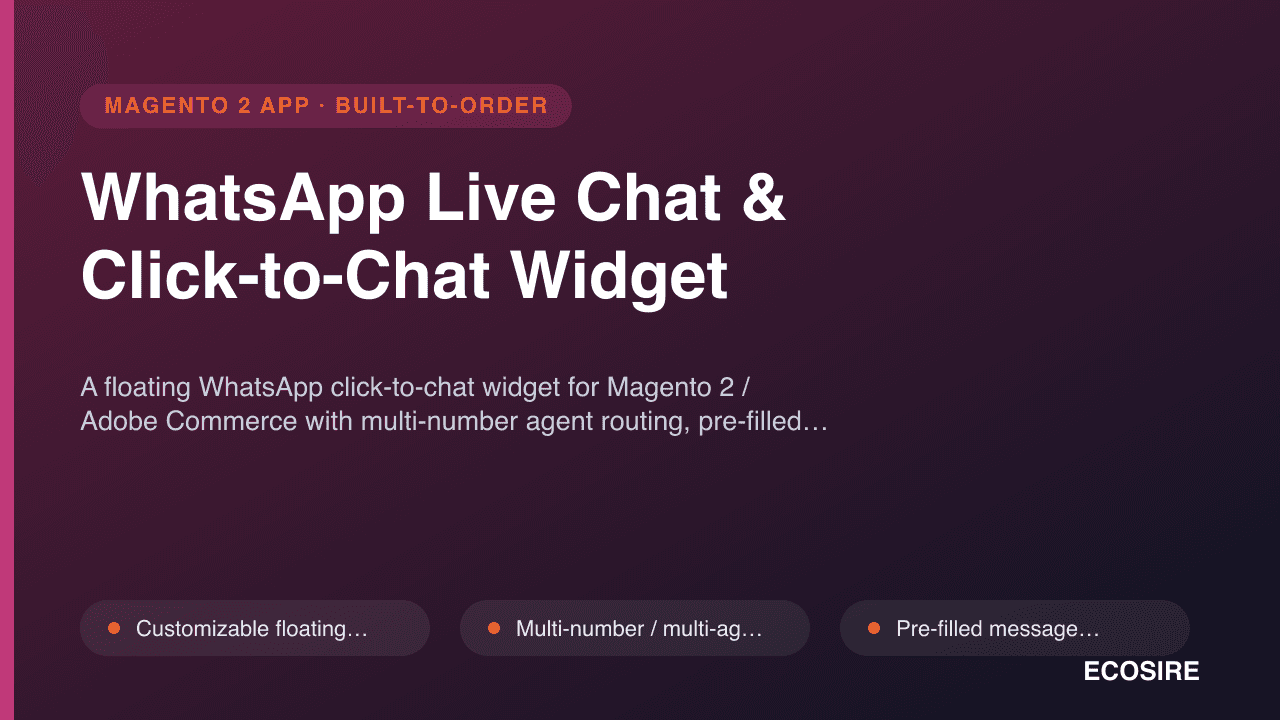 WhatsApp Live Chat & Click-to-Chat Widget