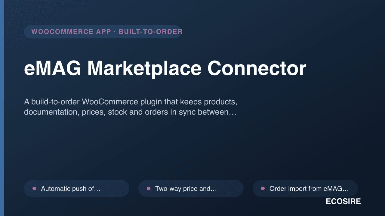 eMAG Marketplace Connector