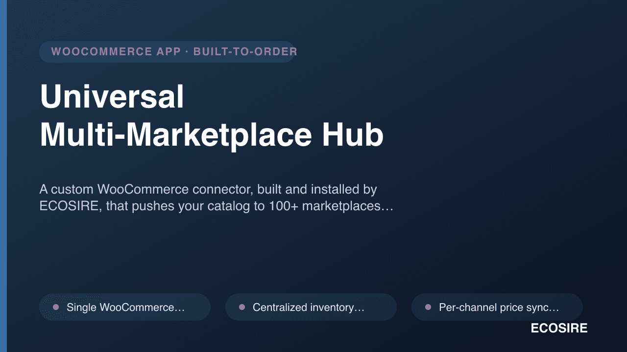 Universal Multi-Marketplace Hub