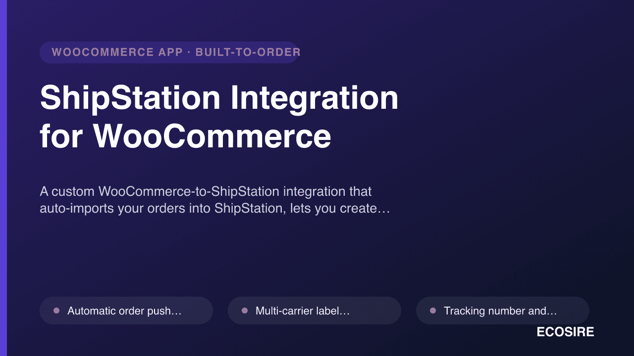 ShipStation Integration for WooCommerce