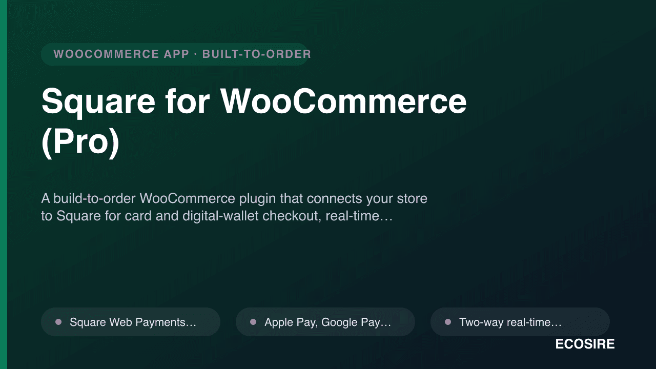 Square for WooCommerce (Pro)