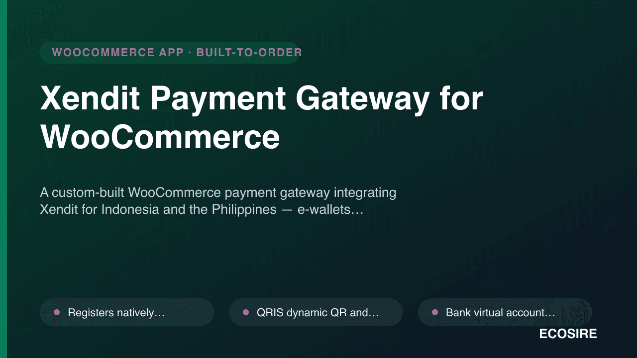 Xendit Payment Gateway for WooCommerce