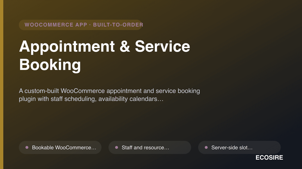 Appointment & Service Booking
