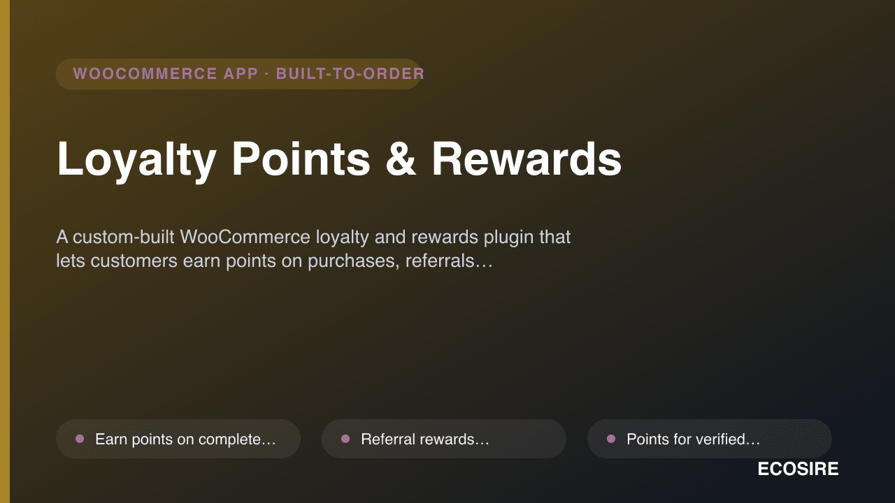 Loyalty Points & Rewards