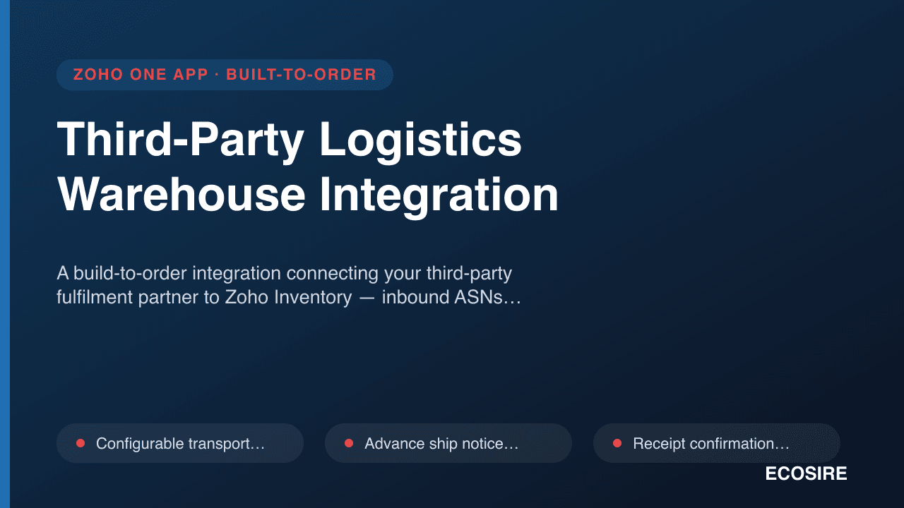 Third-Party Logistics Warehouse Integration