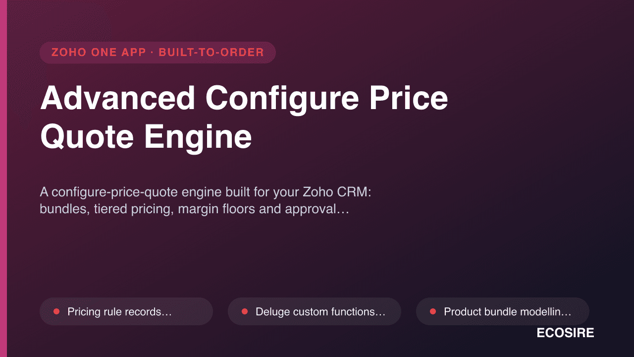 Advanced Configure Price Quote Engine
