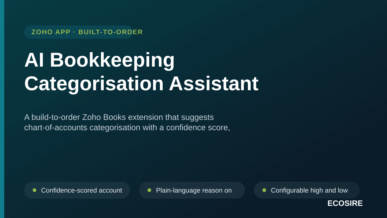 AI Bookkeeping Categorisation Assistant