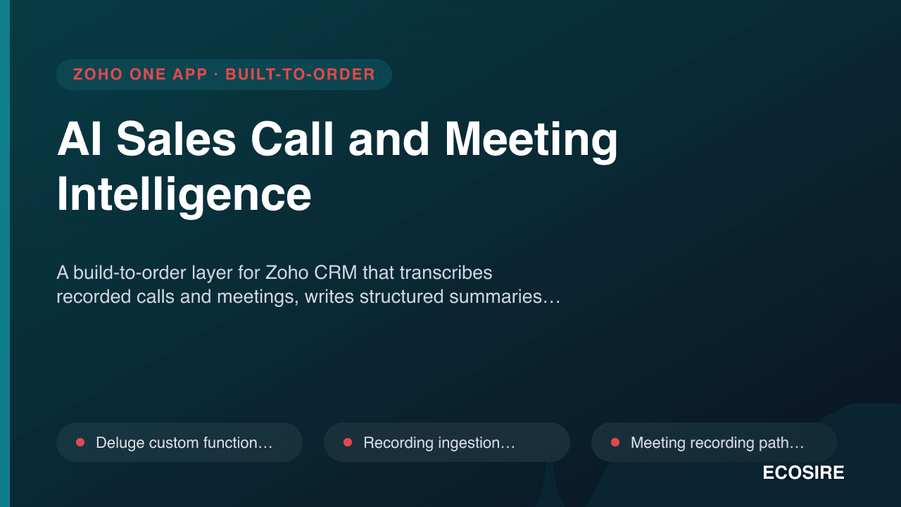 AI Sales Call and Meeting Intelligence