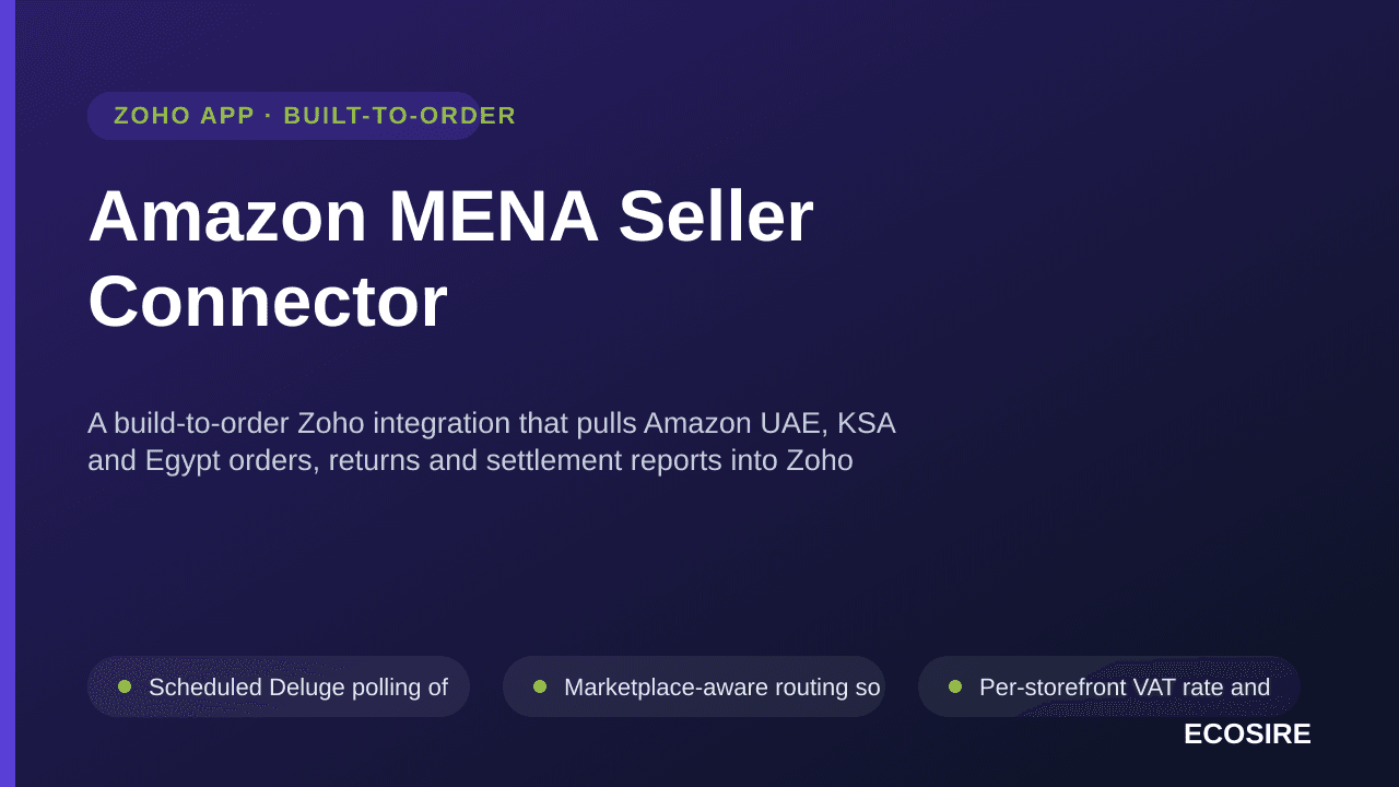 Amazon MENA Seller Connector