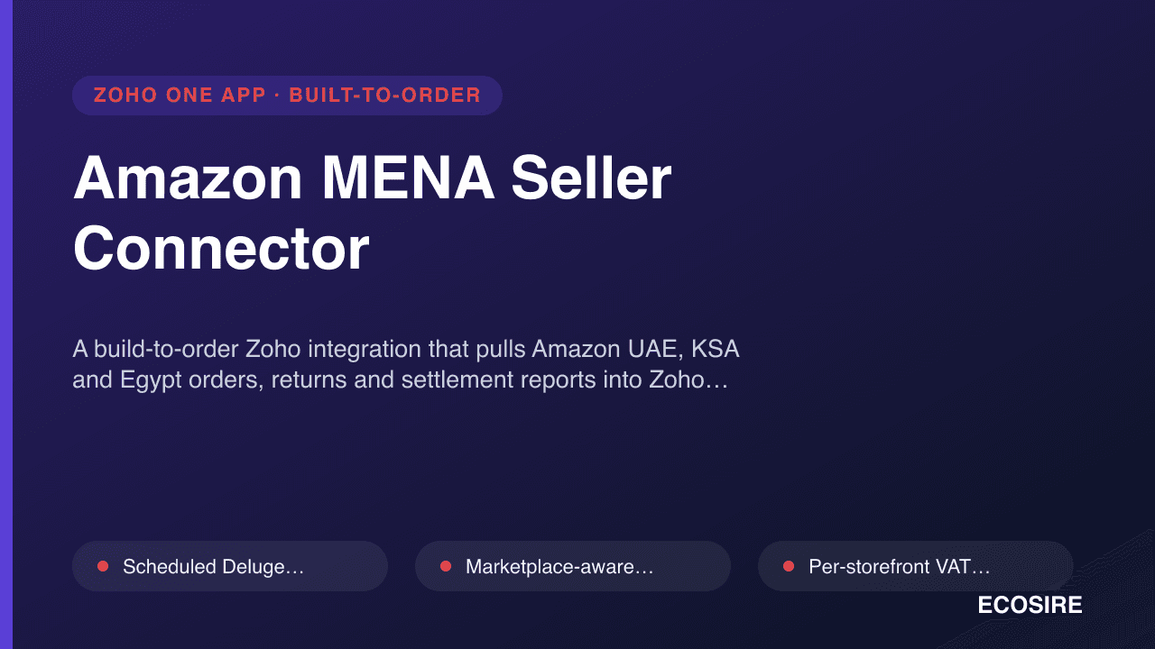 Amazon MENA Seller Connector