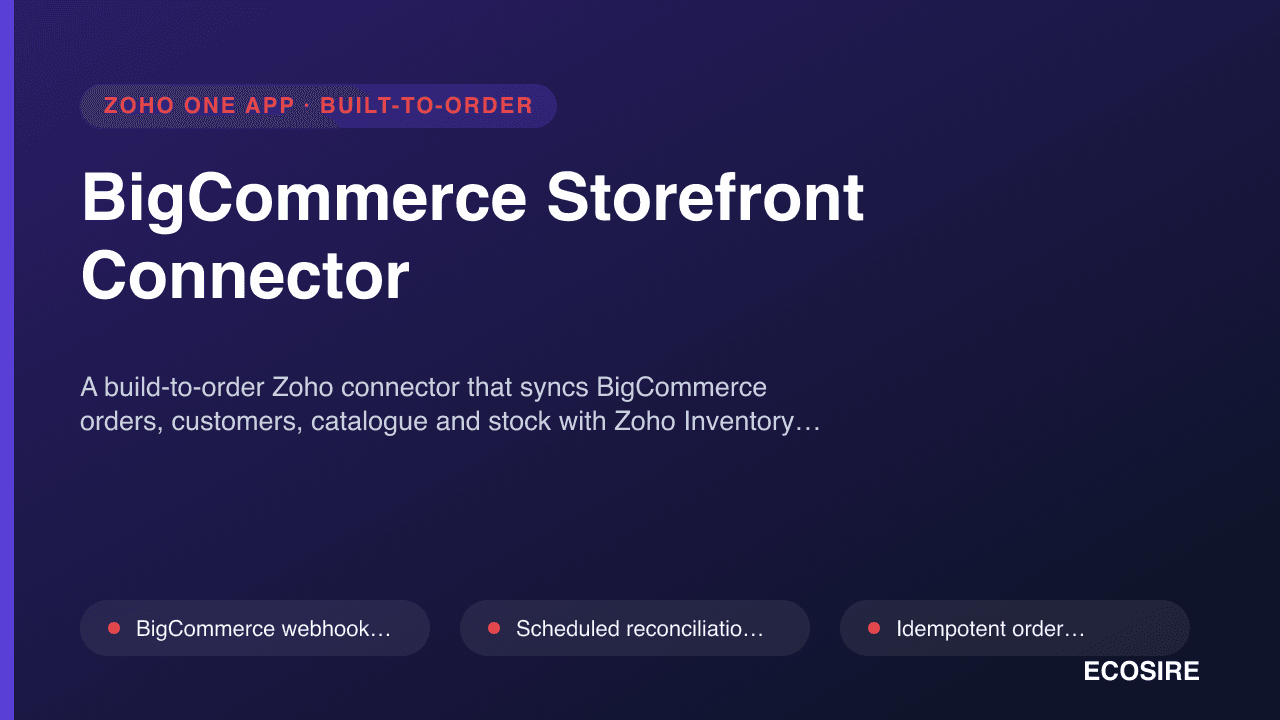 BigCommerce Storefront Connector