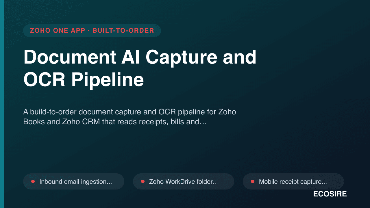 Document AI Capture and OCR Pipeline