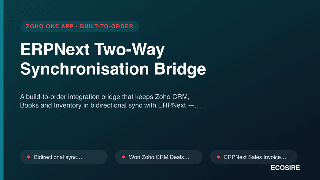ERPNext Two-Way Synchronisation Bridge