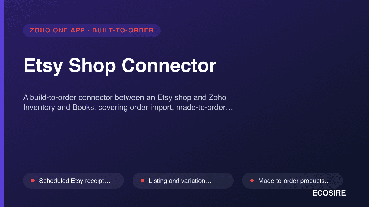 Etsy Shop Connector