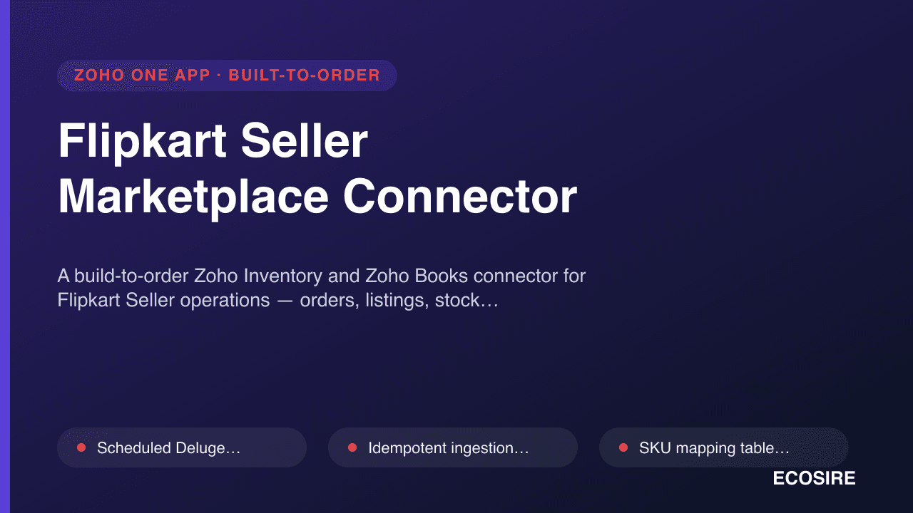 Flipkart Seller Marketplace Connector