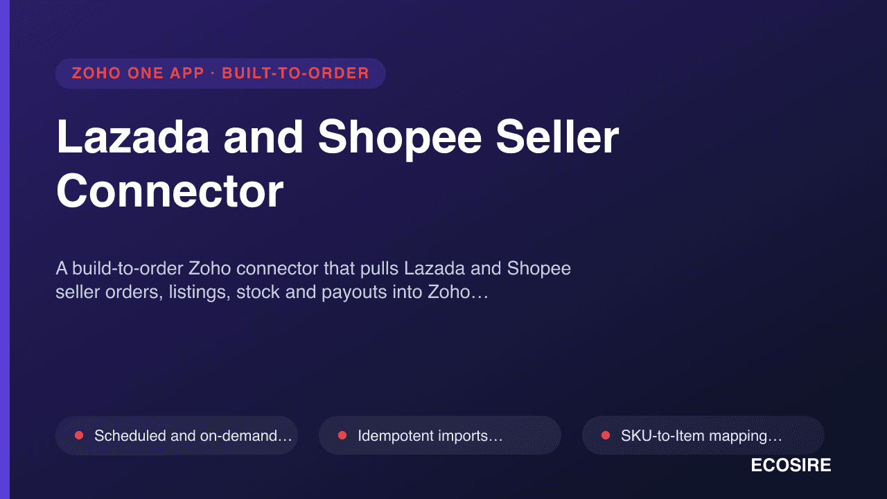 Lazada and Shopee Seller Connector