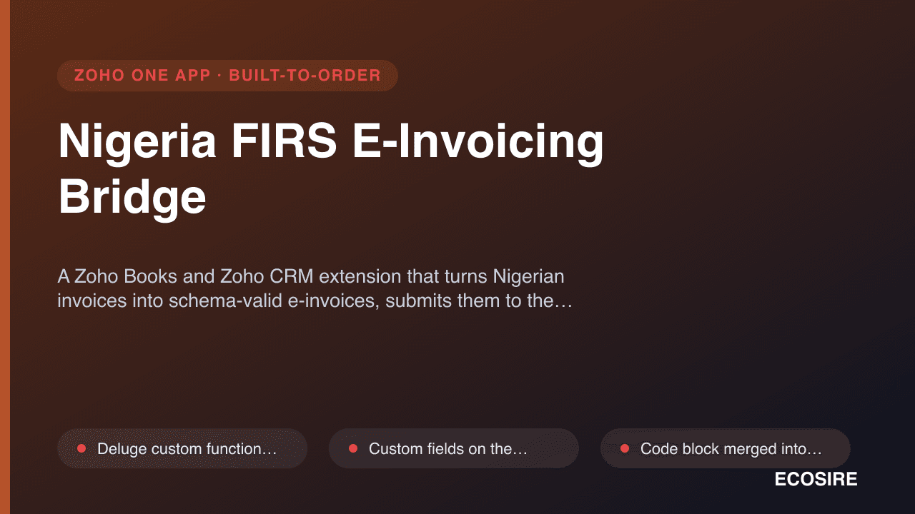 Nigeria FIRS E-Invoicing Bridge
