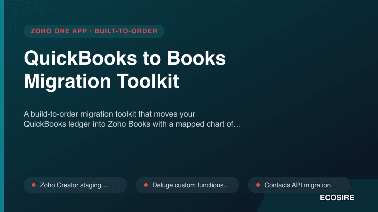 QuickBooks to Books Migration Toolkit