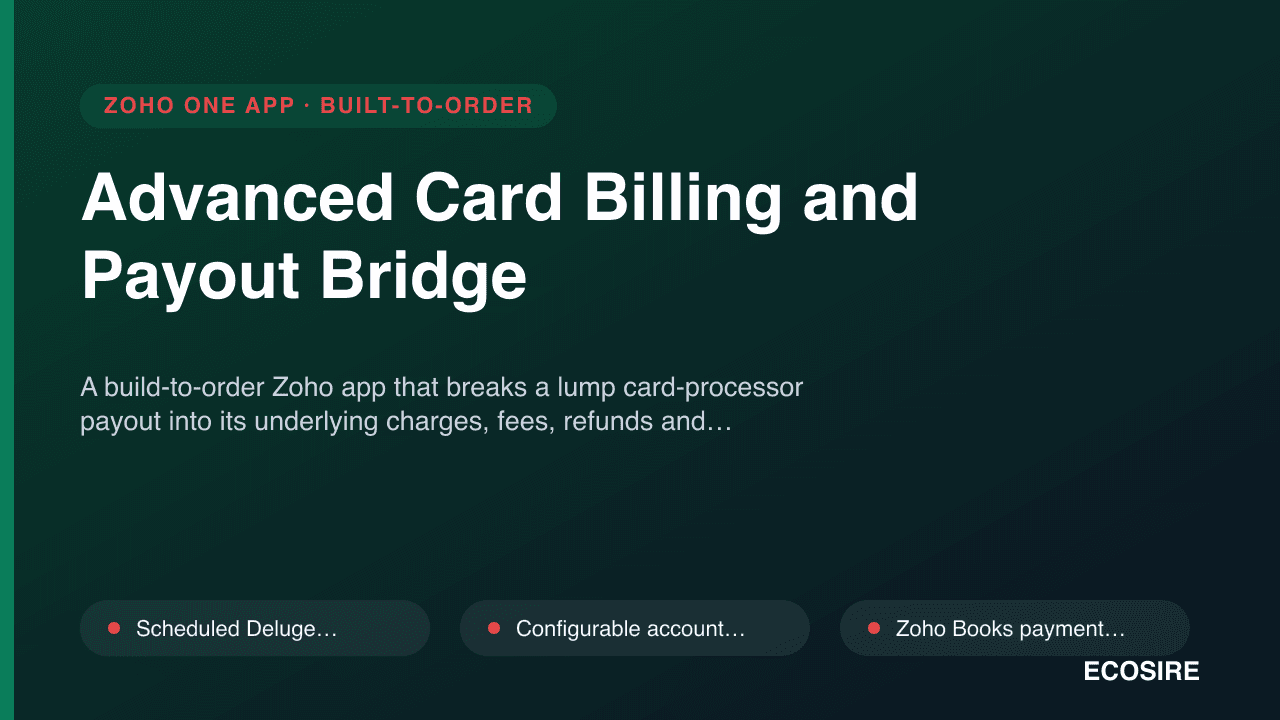 Advanced Card Billing and Payout Bridge