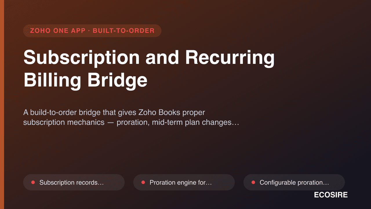 Subscription and Recurring Billing Bridge