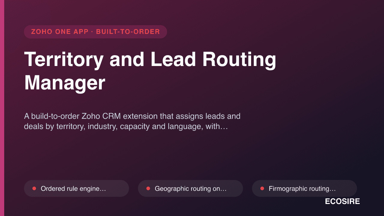 Territory and Lead Routing Manager