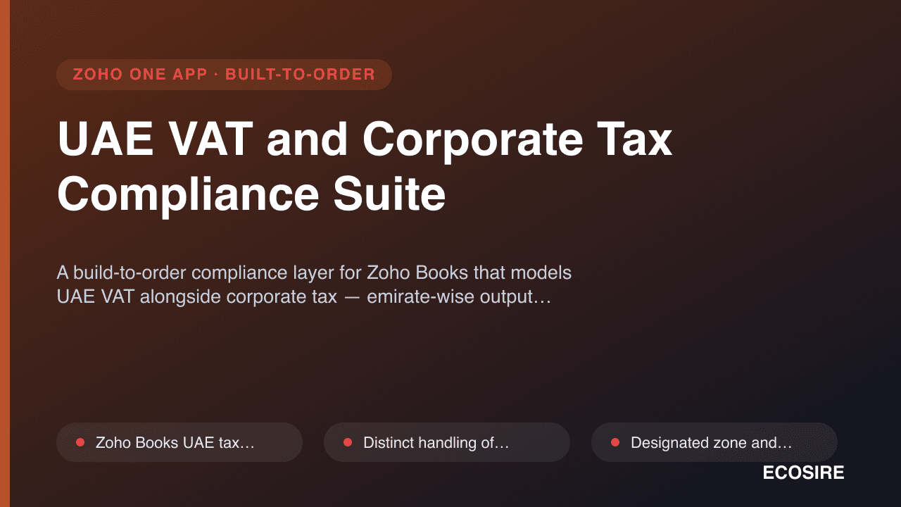 UAE VAT and Corporate Tax Compliance Suite