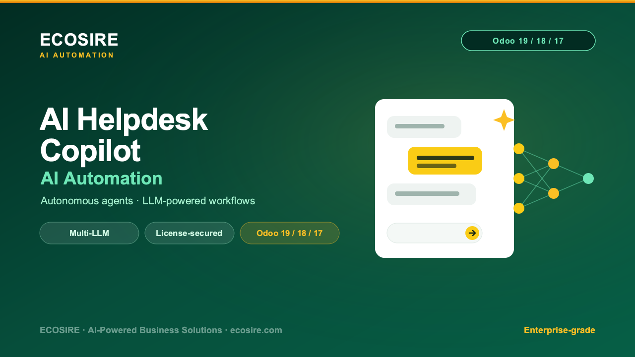 AI Helpdesk Copilot — Odoo Modules for Odoo