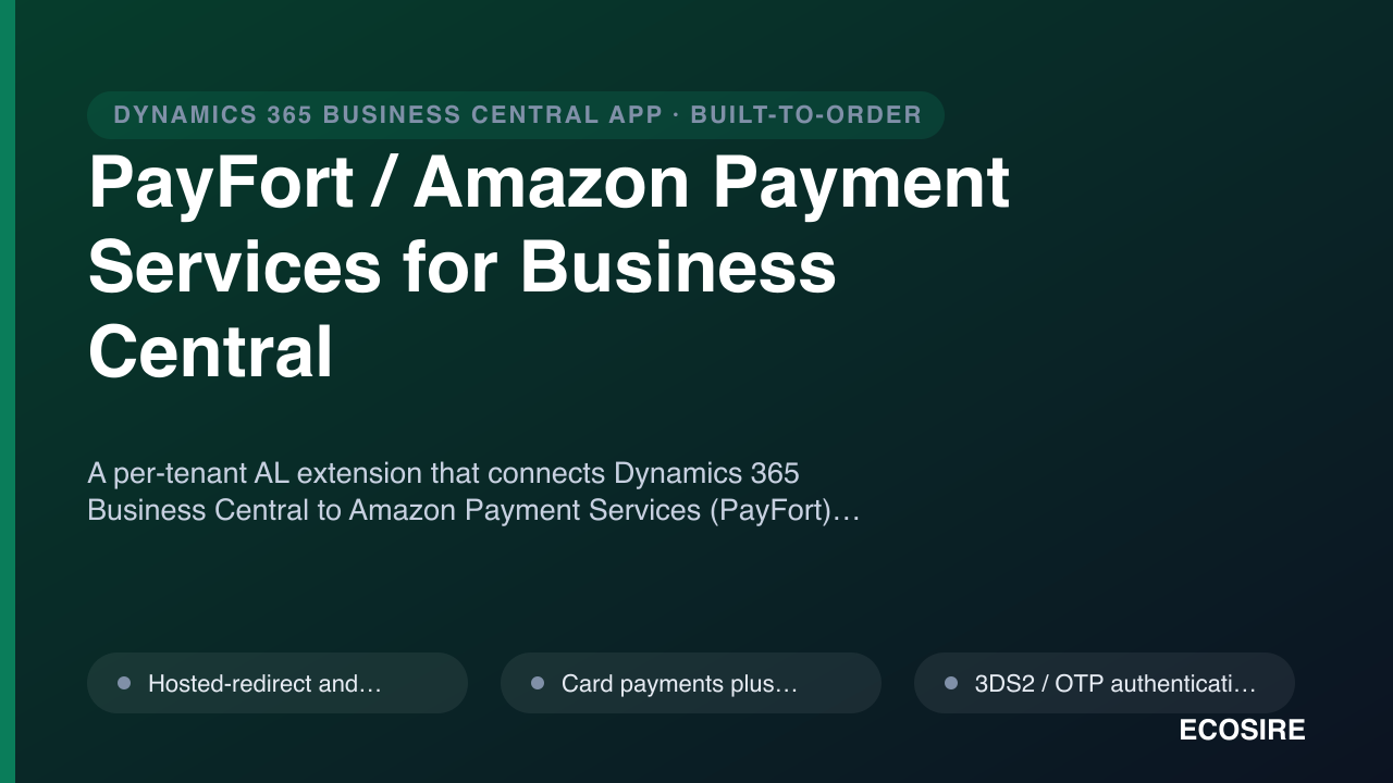 Payfort Logo PayFort / Amazon Payment Services for Business Central — SaaS Tools ...