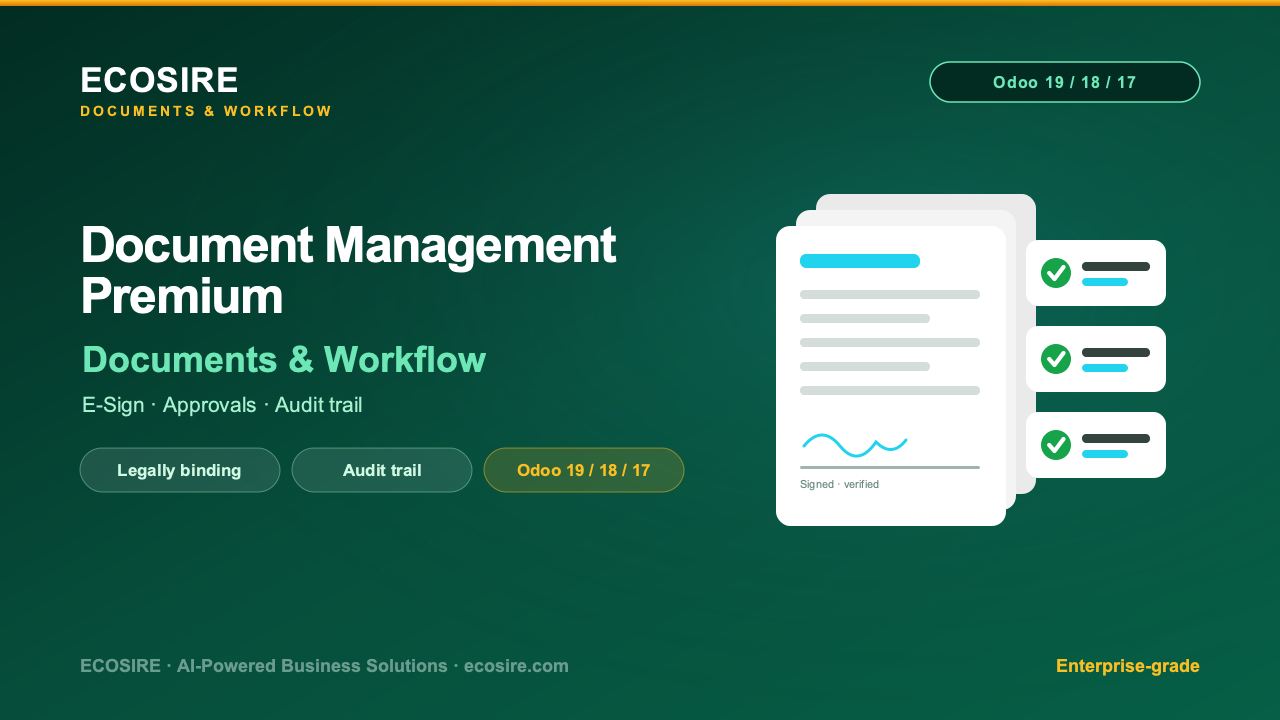 Document Management System Premium — Module for Odoo
