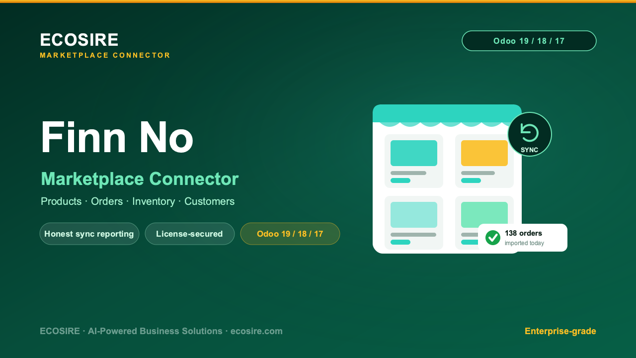 FINN.no Store Management — Specialized Solutions Module for Odoo